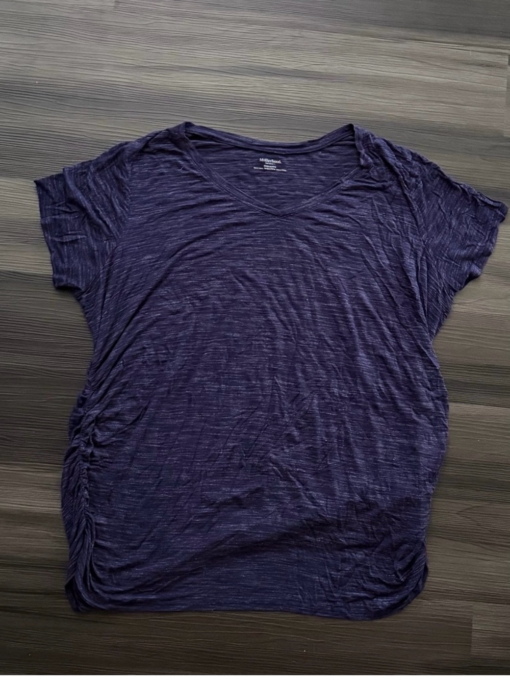 Motherhood Maternity Plus Size 3X side ruched shirt